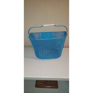 Electra bicycle basket blue metal large front basket